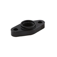 Turbosmart Billet Turbo Drain adapter with Silicon O-ring. 50.8mm Mounting Holes - T3/T4 style fit.
