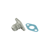 Turbosmart 38.1mm 10AN Oil Drain Silver