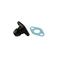 Turbosmart 38.1mm 10AN Oil Drain Black