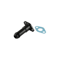 Turbosmart 38.1mm 10AN 75mm Extended Oil Drain Black