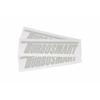 Turbosmart TS Car Decal - White 600mm x 130mm