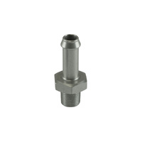 Turbosmart Fitting 8mm / 5/16" Hose End to 1/8 NPT Male Straight - Silver