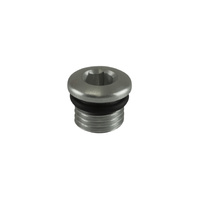 Turbosmart Fitting -4 AN ORB Blank - Silver