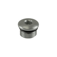 Turbosmart Fitting -6 AN ORB Blank - Silver