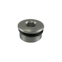 Turbosmart Fitting -8 AN ORB Blank - Silver