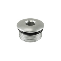 Turbosmart Fitting -12 AN ORB Blank - Silver
