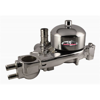 Tuff Stuff Chrome Cast Aluminium Water Pump Suit Holden/Chev LS1 With Pulley