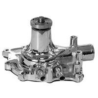 Tuff Stuff High Flow Cast Water Pump (Chrome) Passenger Side Inlet for Ford 289-351W