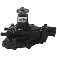 Tuff Stuff High Flow Cast Water Pump (Black) Passenger Side Inlet for Ford 302-351C