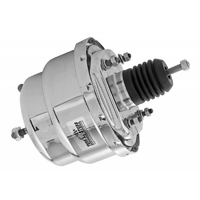 Tuff Stuff Dual Diaphragm Power Brake Booster 7" O.D Chrome Universal