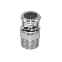 Tuff Stuff Chrome Water Pump Hose Fitting 3/4" x 1.5" Long