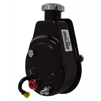 Tuff Stuff Saginaw Power steering Pump BlackWith 5/8" Keyed Shaft