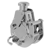 Tuff Stuff Saginaw Power Steer Pump Bracket Chrome BB Chev w/Short Pump