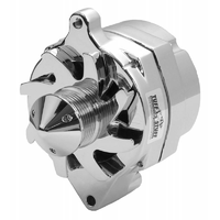 Tuff Stuff Chrome "Silver Bullet" for Ford Alternator 100 AMP 1 Wire 6 Groove