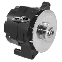 Tuff Stuff Black for Ford Alternator 100 AMP 1 Wire Internal Single V Groove