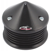 Tuff Stuff Black Bullet Nose Alternator Pulley 6-Groove Serpentine
