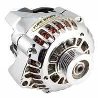 Tuff Stuff Polished GM LS1 Alternator 105 Amp OEM Replacement Serpentine Pulley
