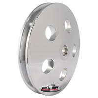 Tuff Stuff Chrome Power Steer Pump Pulley Suit pump with 5/8" Keyed Shaft
