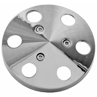 Tuff Stuff Chrome A/C Compressor Clutch Cover Suit Sanden SD508 Compressor