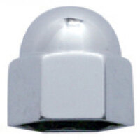UPI Chrome Acorn Nut Suit Flathead Head bolt 11/16" X 7/8" (Sold Each)