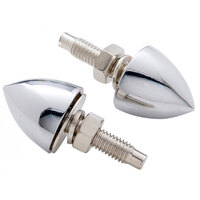 UPI Chrome Bullet License Plate Fastener (4 Pack)