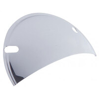UPI S/S Headlight Shield Half Moon Suit 5-3/4" Headlight (Pair)