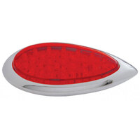 UPI Teardrop Rear Tail light Assembly Red With 39 LED's