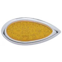 UPI Teardrop Rear Tail light Assembly Amber With 39 LED's