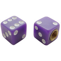 UPI Dice Vale Caps Purple With White Dots (4-Pack)