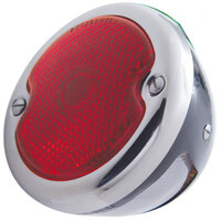 UPI Black L/H Rear Tail Light Assembly Suit 1933-36 for Ford With Red Lens