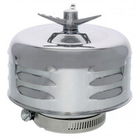 UPI Chrome Mushroom/Louvered Air Cleaner Suit 2-5/8" Carburettor