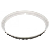 UPI Wheel Trim Ring Chrome - Suit 15" Rims, Ribbed Finish