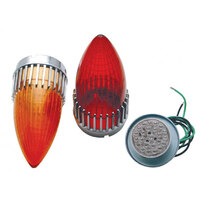 UPI Chrome LED Tail Light Assembly Red Lens, Suit 1959 Cadillac