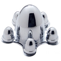 UPI Chrome Spider Wheel CapsSuit 5 X 4-3/4" Bolt Circle (Set Of 4)