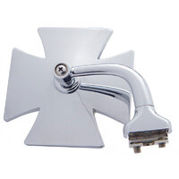 UPI 4" Maltese Cross MirrorWith Curved Arm