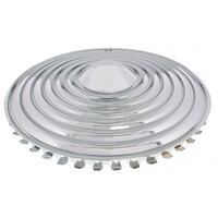 UPI Chrome Starburst Wheel Covers Suit 15" Rims (Set Of 4)