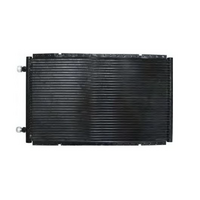 Vintage Air Condenser With Brackets 14" Tall x 24" Wide x .83" Thick, -8 Top, -6  Bottom