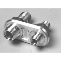 Vintage Air A/C 2-Way Bulkhead-8 & -10 Male O-Ring