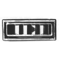 Vintage Air Vent 3.875" x 1.562" For 2.5" Hose