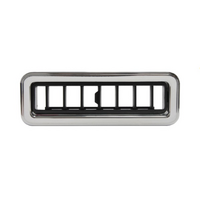 Vintage Air Streamline Louvre Smooth Polished Aluminium Trim Face size 4.875" x 1.75" For 2.5"