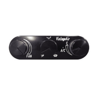 Vintage Air Horizontal Anodised Face and Knobs