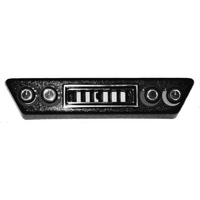 Vintage Air Gen II 4 Knob Under Dash Pod With Louvre For Gen II Systems With Servo Heater Valve