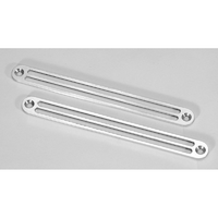 Vintage Air Machined Aluminium Defrost Duct Trim (Pair) 6.5" x 0.625"