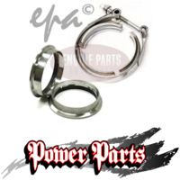 2.5" 64mm Inch V band Clamp Turbo Downpipe Stainless Steel male female Flange