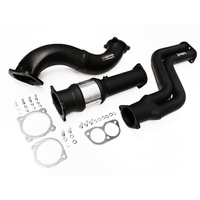 Venom Exhaust for Ford Falcon BA BF XR6 Turbo Black 4" Dump pipe, cat & Y pipe F6