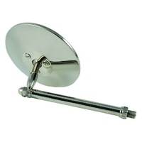 Vintique Post Mount Billet Mirror Round
