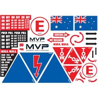 MVP Cams Approved Decal Sheet VPR-022