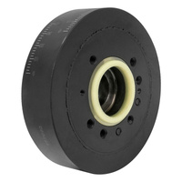 VPW Harmonic Damper Balancer Steel SB Ford V8 Satin Black 6.40'' Diameter 28oz External Balance  Each