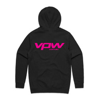 VPW Pink Logo Hoodie Sweatshirt Cotton Polyester Black XXXXL