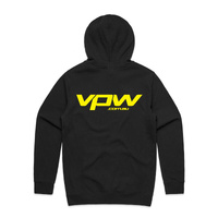 VPW Yellow Logo Hoodie Sweatshirt Cotton Polyester Black XXXXL